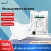 Máscara 3D Verão de Três Camadas Fino Respirável Descartável Adulto Alto Valor de Cor Rede Vermelho À Prova de Poeira Proteção Diária Atacado