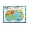 Mapa Mundial de China para Niños Libro Magnético Estilo Rompecabezas Geográfico Tres en Uno Ayudas Didácticas Juguetes Venta al por Mayor