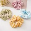 Novo Elástico de Cabelo de Tecido de Tamanho Médio com Alta Elasticidade, Presilha Fresca de Verão para Rabo de Cavalo, Scrunchie Durável Feito à Mão para Rabo de Cavalo