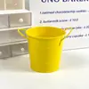 Porta-Canetas Engraçado Grande Capacidade Estilo Americano Porta-Canetas de Ferro Estudante Feminina Mesa Barril de Ferro Escritório Alto Valor Estético Simples Ins