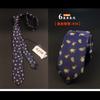 Versión coreana de la moda británica para corbatas de hombre estrecha moda de boda corbata de 6 cm 1200 puntadas poliéster fabricantes