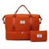 Bolsa de Viagem Grande Capacidade para Mulheres Viagens de Curta Distância Bolsa de Bagagem Conveniente Bolsa de Armazenamento Separada para Seco e Molhado Bolsa de Mão para Esportes e Fitness