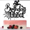 Decoración de Pastel de Halloween Enchufe de Vampiro Suministros para Fiesta Bandera de Pastel para Hornear Enchufe para Colocar en la Mesa de Postres