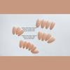 Nude Jelly Pontiagudo Semi-transparente Temperamento Desgaste Acabado Terminado Unha Falsa Unha Óleo Cola Selo Camada Nail Stall Fornecimento