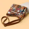 Bolso Bandolera Transfronterizo para Mujer 2025 Gran Capacidad Bolso Nuevo Costura de Moda Versátil para Mediana Edad Piel Suave Bolso de Hombro para Madre