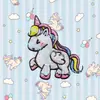 Parche Decorativo para Ropa, Bolsos, Chaqueta con Agujeros Rotos, Reparación, Pegar, Bordado de Pony Unicornio
