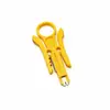 Mini Cuchillo Amarillo, Cuchillo Pelacables, Herramienta Simple para Pelar Cables, Cortador de Cables Multifuncional, Cuchillo Pelacables
