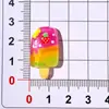 Helado de Fruta Simulada Accesorios de Resina DIY Pegamento de Crema Funda para Teléfono Imán para Refrigerador Hebilla de Zapato Materiales para Pasador de Pelo