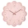 Reloj de Pared Silencioso de 12 Pulgadas (30 cm) con Forma de Flor, Reloj Digital 3D Creativo de Moda para Sala de Estar, Simple, Venta al por Mayor
