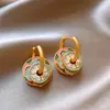 Novos Brincos Estilo Chinês Retrô Estilo Nacional Feminino 2024 Novos Brincos de Alto Padrão Luxo Leve Elegantes Elegantes Estilo Antigo