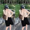¡Ropa Zhengqite/Moda Nueva de Primavera 2026 Recomendada para Mujer! Conjunto de Dos Piezas de Cárdigan Polo de Punto Trenzado