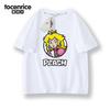 Nueva Camiseta de Manga Corta Periférica de Super Mary Mario Louis Brothers para Hombre y Mujer, Ropa Infantil para Estudiantes de Media Manga