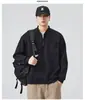 Ropa de Hombre Fengshe / Sudadera gruesa con forro polar para hombre, chaqueta larga de manga larga de moda resistente, novedad otoño e invierno 2026