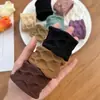 Diadema para el pelo y mascarilla facial de jacquard de tendencia en TikTok, Diadema ancha de alta elasticidad, similar a la piel, duradera, Goma para coleta alta de punto