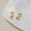 [Nova Asa] Mori Series Beautiful Butterfly Ear Clip Sem Furos para Orelha Brincos Femininos Placa de Incenso Mosquito Brincos de Orelha Brincos de Ouro