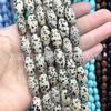 Piedra natural con cuentas ágata turquesa Ojo de Tigre malaquita cuentas sueltas en forma de arroz accesorios de joyería diy cuentas al por mayor