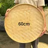 Productos de Tejido de Bambú, Colador de Bambú, Cesta de Secado Sin Agujeros, Recogedor Redondo, Placa de Bambú para Pintar, Decoración Hecha a Mano para Jardín de Infancia, Charola para Techo