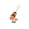 Llavero de Acrílico Súper Lindo Merchandising de Dibujos Animados Regalo Colgante para Mochila Estrella Accesorio Adorable de Alto Valor Creativo