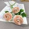 3 cabeça de orvalho lótus simulação flor 3 cabeça mil camadas orvalho lótus casamento arranjo de flores decoração casa exibição roupas macias tiro adereços atacado