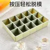 Forma de gelo de silicone, bandeja de gelo grande para bar de uísque, comercial, congelamento rápido, máquina de gelo quadrada para gelo caseiro em casa