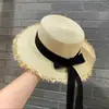 Ve a un lugar ventoso El mismo sombrero de Liu Yifei Sombrero de paja de Xu Hongdou Sombrero para el sol Sombrero de pescador para mujer Sombrero para el sol