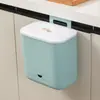 Cubo de Basura para Colgar en la Pared de Puerta de Gabinete de Cocina con Gran Capacidad y Caja para Bolsas de Basura, Clasificación Multifuncional para Residuos de Cocina, Tipo Colgante para Baño