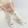 Meias de tricô para Outono e Inverno meias JK de pelo y2g hot girl cobertura de perna para todas as ocasiões meias para botas de neve coleção de meias lolita