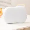 Almohada de dibujos animados, almohada con forma de gato de espuma viscoelástica, diseñada para adultos para dar soporte a la columna cervical y ayudar al sueño, adecuada para estudiantes y niños, y previene el colapso durante las siestas