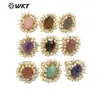 MPR071 anillo grande exagerado de perla artificial de piedra preciosa de color natural clásico se puede usar como anillo de fiesta Joyería