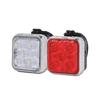 Luz Trasera de Advertencia para Ciclismo de Montaña Equipo de Ciclismo Faro + Luz Trasera de Aleación de Aluminio USB Juego de Luces para Bicicleta