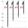 Clavos para Suelo Estilo Camping Audaces y Anhelados para Exteriores Clavos de Acero para Tienda de Campaña Estilo Camping Clavos para Campamento en Playa 30cm