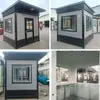 Venda Direta de Fábrica Cabine de Segurança Móvel ao Ar Livre Sala de Plantão de Segurança Pintura de Pedra Real Placa Metálica Esculpida