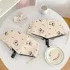 Paraguas Automático para Mujer, Fresco y Elegante, Color Crema, Paraguas Plegable para el Sol, Recubrimiento Negro para Protección Solar, Protección UV, Sombrilla, Doble Uso para Sol y Lluvia