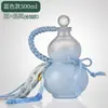 Venta al por mayor de fábrica 500ml botella de vidrio creativa de alta calidad forma de calabaza sellada 0.50kg bebida jugo leche