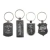 Chaveiro de Aço Preto Metalizado Exclusivo Formato Especial Criativo Cola Chaveiro de Publicidade Chaveiro Personalizado para Carro