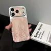 Funda de Teléfono de Cuero con Patrón de Cocodrilo y Ventana Grande Adecuada para Apple 17Promax Tendencia 13 Modelo de Comercio Exterior 15/16/17
