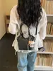 Bolsa de mão texturizada para mulheres, nova moda primavera 2026, bolsa tipo saco para o dia a dia, bolsa de ombro/transversal estilosa e simples