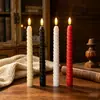 Vela Electrónica LED de Tallo Largo con Control Remoto, Sin Humo, para Celebraciones de Bodas, Propuesta Romántica, Cena a la Luz de Velas, Luz Ambiental