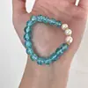 Pulseras de Cristal Imitación Explosión de Grietas de Hielo al por Mayor en Stock Pulseras de Hielo Transparentes Tendencia en Transmisiones en Vivo de Tiktok y Xiaohongshu al por Mayor