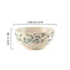 Zunxiang Jingruo Cerâmica de Flores Louças Tigelas e Pratos Alta Temperatura Estilo Pastoral Casa Recém-casados Alto Padrão Fresco Estilo Pastoral