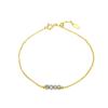 Colección de Pulseras de Diamante de Plata 925 Transfronterizas Europeas y Americanas Que No Se Desvanecen, Oro Real 18K Pulseras Versátiles de Lujo Accesible Venta al por Mayor Ui