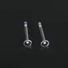 Acessórios para Brincos DIY Pinos de Orelha de Resina Transparente Cuidado com Furos na Orelha Hastes para Orelha Pequenos Piercings de Orelha Joias para Orelha Atacado