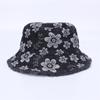 Sombrero de pescador de mezclilla estilo japonés y coreano nuevo sombrero de sol para mujer sombrero de cuenca de flores de ala ancha coreano primavera y otoño transfronterizo AliExpress