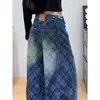 Novos Calças Casuais Largas Masculinas Primavera e Verão Jeans de Perna Reta Moda Americana Tendência Calças de Perna Larga Versátil
