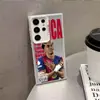 Estrella de Fútbol Transfronteriza Adecuada para Funda de Teléfono Móvil Samsung Galaxy S25 Samsung A56 Trendy S24 Elegante Note20