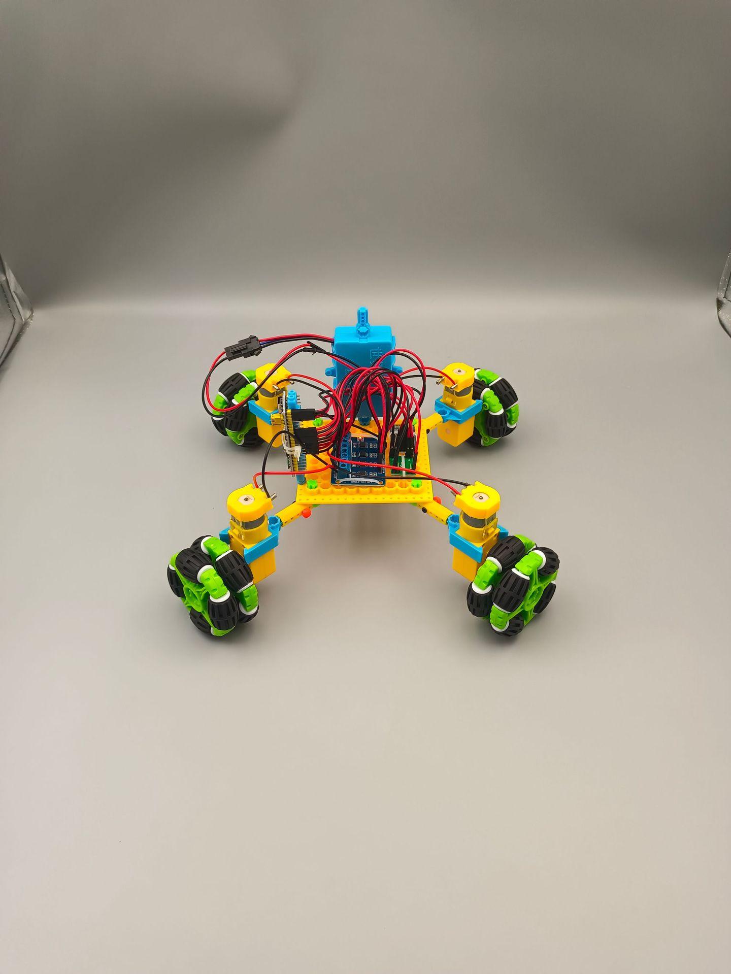 STM32八角方板车组装图1