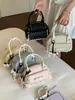 Bolso de Lunares con Lazo para Mujer, Alto Valor Estético, Nuevo Modelo Primavera 2026, Bolso Cruzado, Bolso de Mano Tipo Bowling, Bolso de Concha