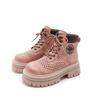 Botas Vazadas de Edição Limitada de Verão da White Deer para Mulheres, Novas Botas Outdoor para Montanhismo, Botas de Trabalho em Couro de Porco de Camada Superior