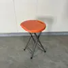 Banqueta Dobrável de Plástico Banqueta Alta Banqueta Portátil para Exterior Cadeira Banqueta para Banheiro Doméstico Cadeira Economizadora de Espaço Mesa de Jantar Banqueta Redonda Banco Pequeno