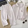 Pijama de Cuadros para Niños de Primavera y Otoño, Conjunto de Dos Piezas Holgado de Manga Larga y Pantalón Largo para Niños y Niñas, Lindo Ropa para Casa